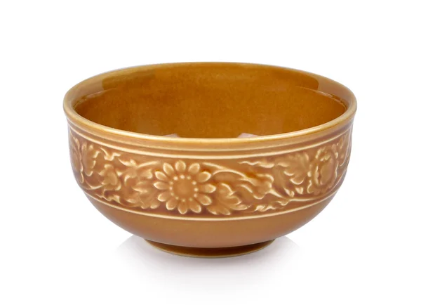 Empty bowl isolated on a white background — Stock Photo, Image