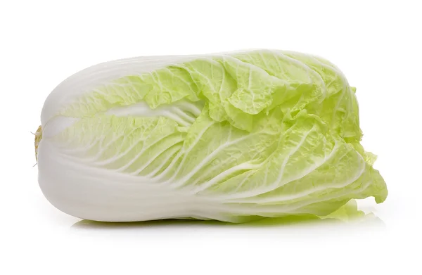 Fresh chinese cabbage on a white background — Stock Photo, Image