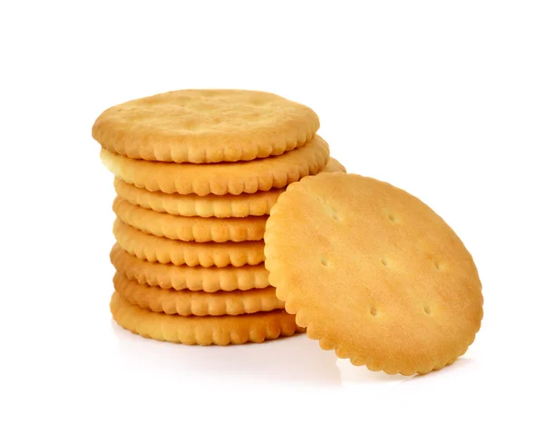 Cracker isoliert auf weißem Hintergrund — Stockfoto