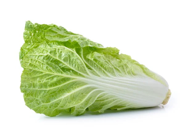 Fresh chinese cabbage on a white background — Stock Photo, Image