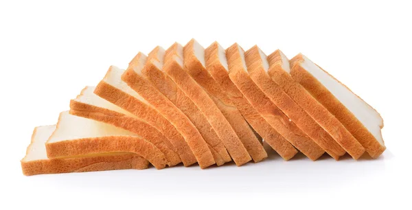 Sliced bread isolated on white background — Stock Photo, Image