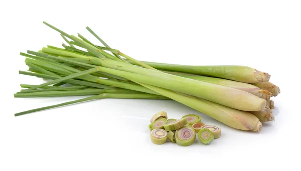 Lemon grass on white background — Stock Photo, Image