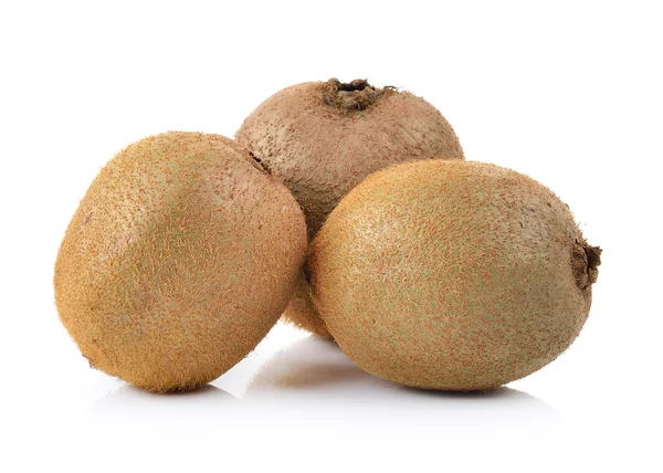 Fructe proaspete kiwi pe un fundal alb — Fotografie, imagine de stoc