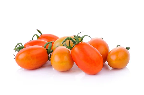 Cherry tomatoes isolated on white background — Stock Photo, Image