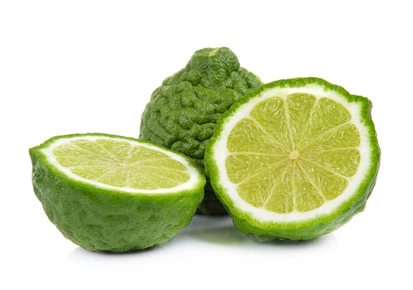 Beyaz bir arka plan üzerinde Bergamot meyve — Stok fotoğraf