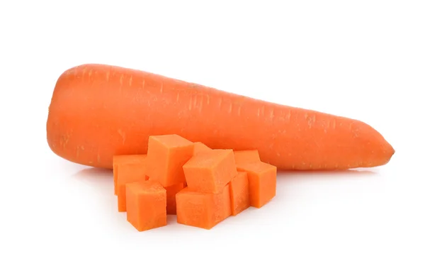 Fresh carrots isolated on a  white background — Stock Photo, Image