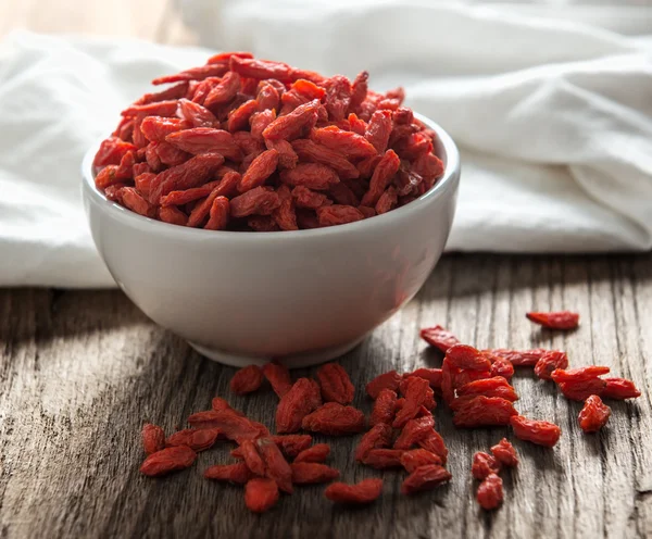 Goji berries on the table — Stock Photo, Image