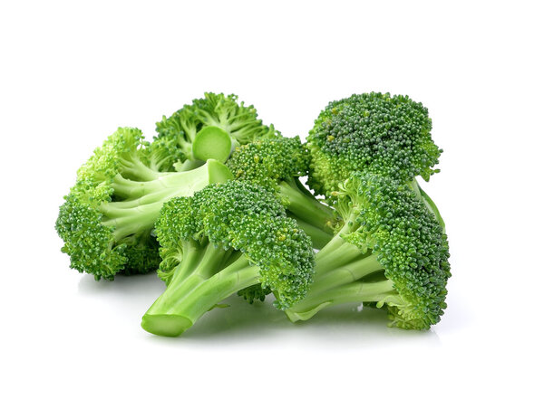Broccoli isolated on a over  white background