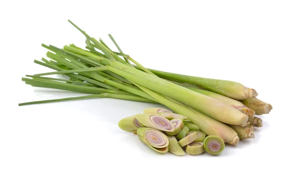 Lemon grass on white background — Stock Photo, Image