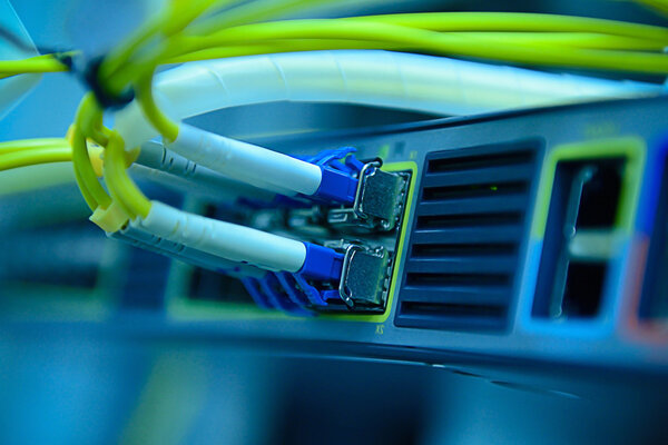 network optical fiber cables and hub