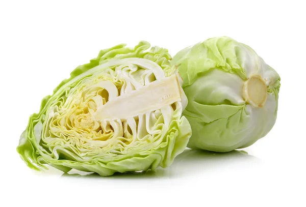 Fresh chinese cabbage on a white background — Stock Photo, Image