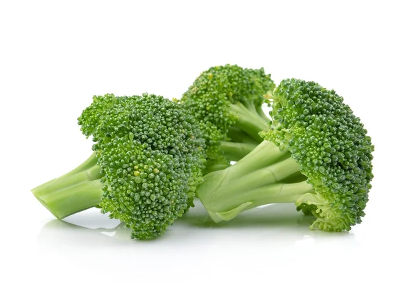 Broccoli isolated on a over  white background — Stock Photo, Image