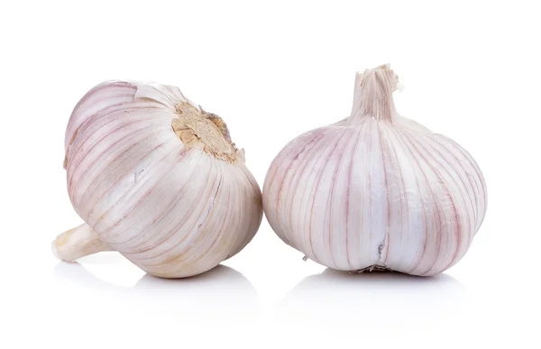 Garlic isolated on white background — Stock Photo, Image