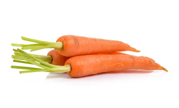 पांढरा पार्श्वभूमीवर वेगळे ताजे गाजर — स्टॉक फोटो, इमेज