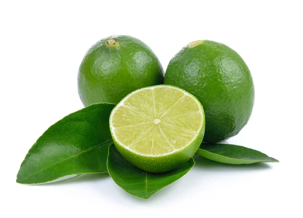 Lime on white background Stock Picture