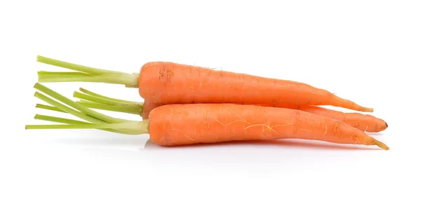 पांढरा पार्श्वभूमीवर वेगळे बेबी गाजर — स्टॉक फोटो, इमेज