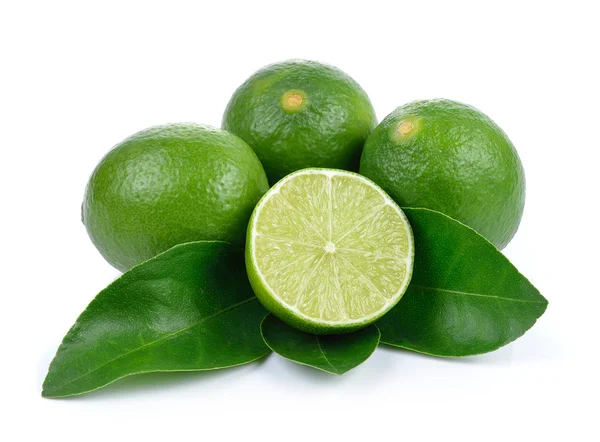 Lime on white background Stock Picture