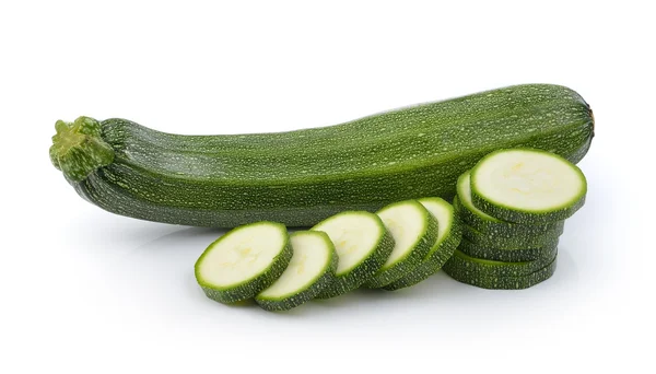 Zucchini isolerad på vit bakgrund — Stockfoto