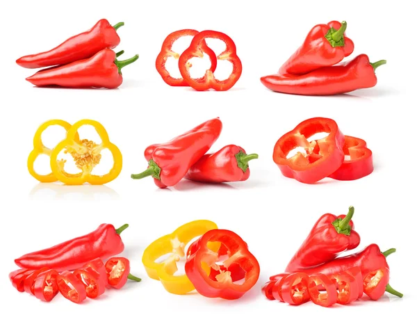 Sweet pepper isolated on a white background — Stock Photo, Image