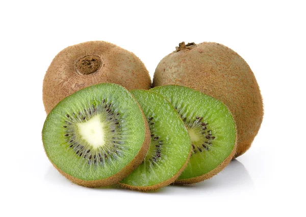Kiwi fruit op een witte achtergrond — Stockfoto