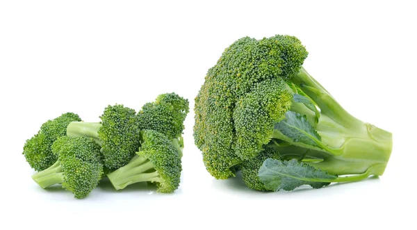 Broccoli isolerad på vit bakgrund — Stockfoto