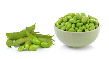  soybeans on white background clipart
