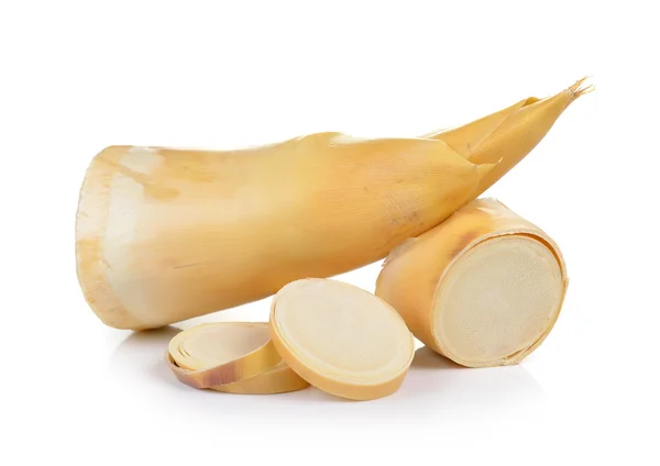 Bamboo shoots on white background — Stock Photo, Image