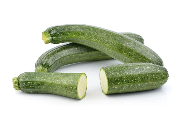 Zucchini isoliert auf weißem Hintergrund — Stockfoto