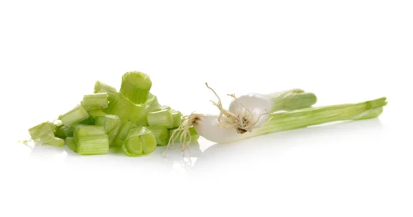 Green onion isolated on the white background — Stock Photo, Image