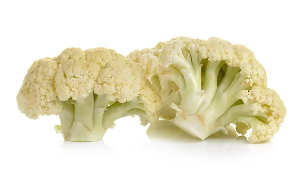 Fresh cauliflower on white background — Stock Photo, Image