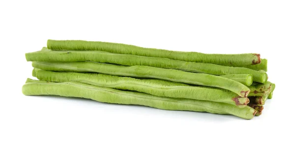 Yard Long bean on white background — Stock Photo, Image