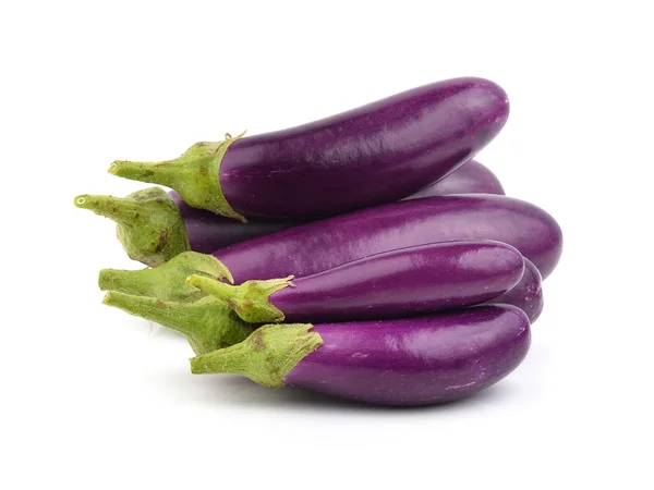 Aubergine geïsoleerd op een witte achtergrond — Stockfoto