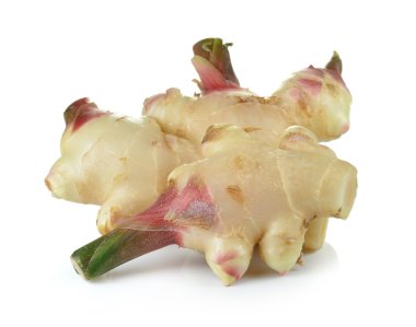 Beyaz arkaplanda kızıl