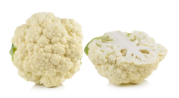 Fresh cauliflower on white background — Stock Photo, Image