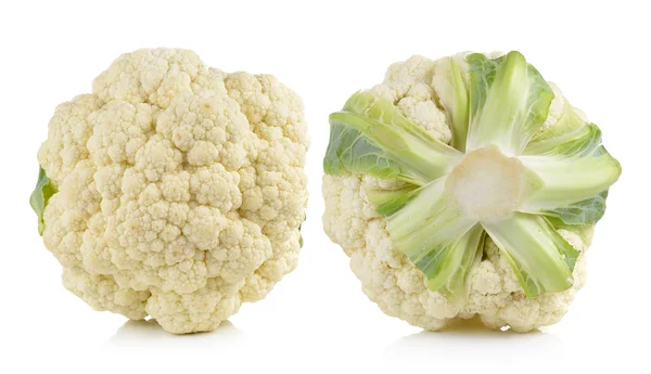 Fresh cauliflower on white background — Stock Photo, Image