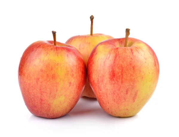 Jabłka na białym tle — Zdjęcie stockowe