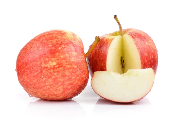 Manzanas sobre fondo blanco — Foto de Stock