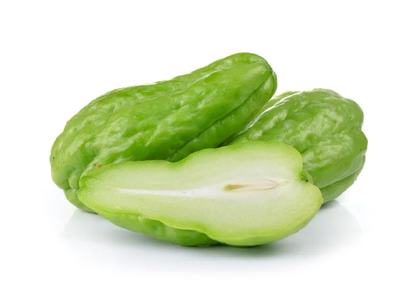 Chayote on white background — Stock Photo, Image