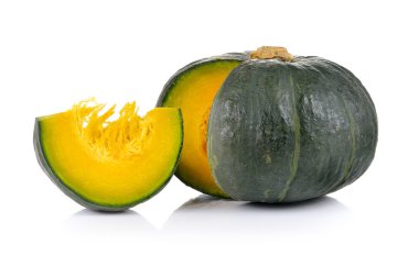 beyaz arkaplanda kabak