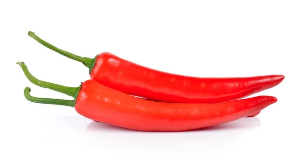 Red chili pepper isolated on a white background — Stock Photo, Image