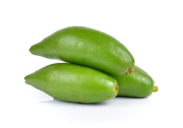 Madan tropical thai fruit on white background — Stock Photo, Image