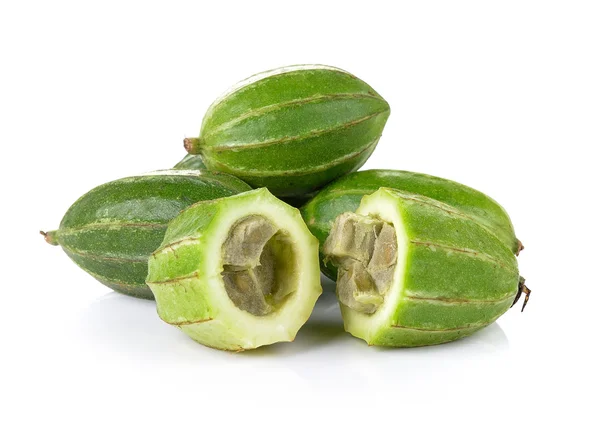 Calabaza de esponja sobre fondo blanco — Foto de Stock