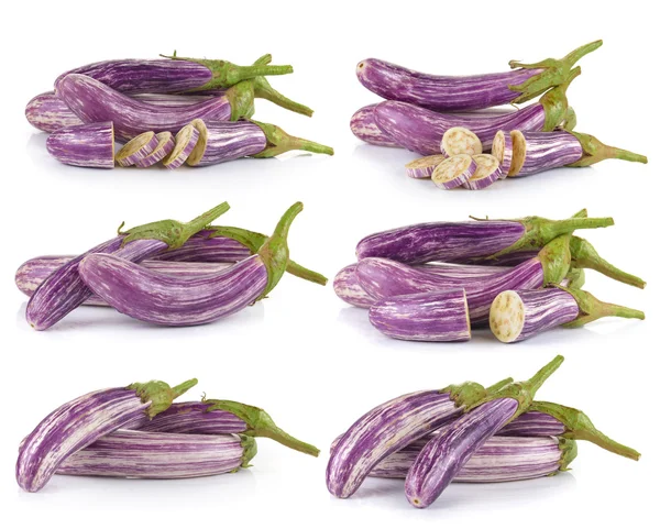 Eggplant isolated on a white background — Stock Photo, Image