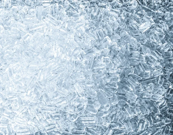 Achtergrond van blauwe ijsblokjes — Stockfoto