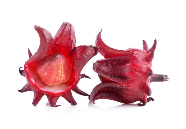 Roselle on white background — Stock Photo, Image