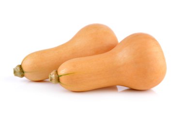 Beyaz arka planda kabak ezmesi