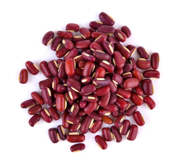 Red beans on white background — Stock Photo, Image