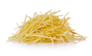  Beyaz arka plan üzerinde zencefil dilim