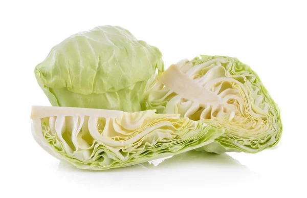 Sliced cabbage on white background — Stock Photo, Image