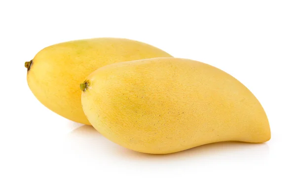 Mango på vit bakgrund — Stockfoto